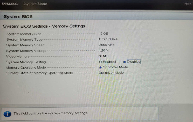 Dell EMC R340 1U, 1x Xeon E-2126G 3.30GHz 16GB RAM H330 2x 1.2TB SAS 1x PSU _