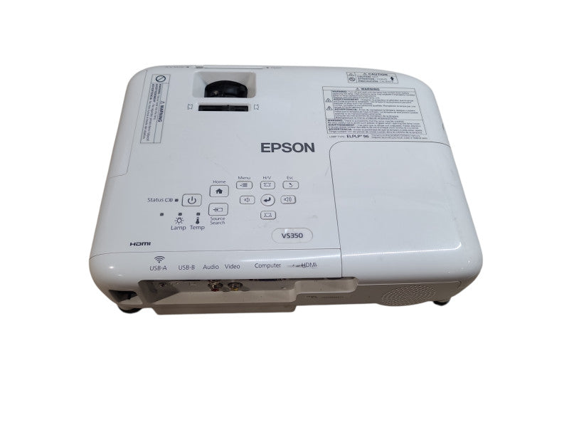 Epson VS350 3LCD XGA Projector 3300 Lumens w/ 229 Lamp Hours