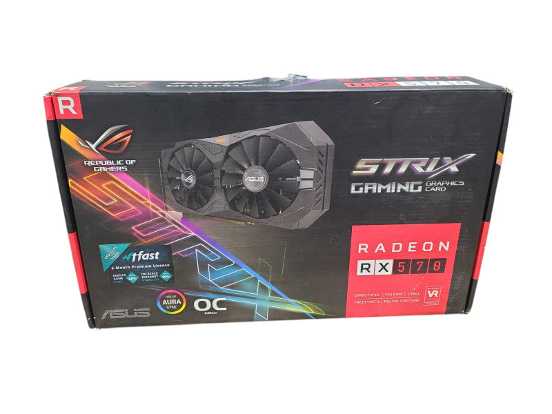 ASUS ROG STRIX Radeon RX 570 4GB GPU | ROG-STRIX-RX570-O4G-GAMING *READ*
