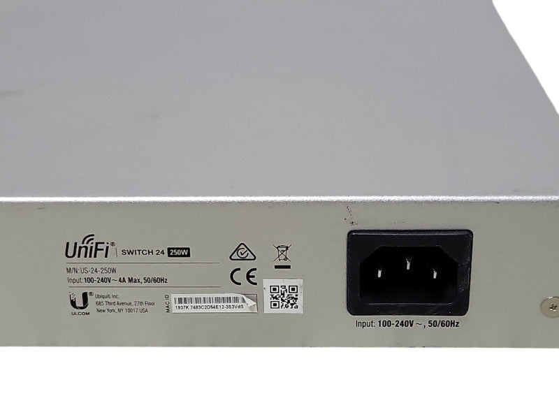 Ubiquiti Unifi Switch 24 250W US-24-250W Gigabit PoE Managed Switch _