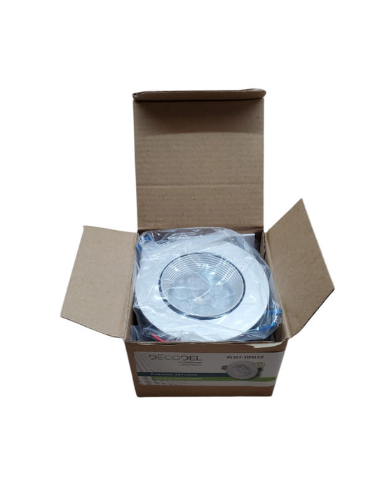 Decodel Luminergy PL107-3W6LED-4200K-ALU LED Light Fixture  - New Q