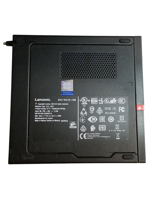 Lenovo ThinkCentre M720q USFF, Pentium Gold G5400T 3.10GHz 8GB RAM No HDD Q