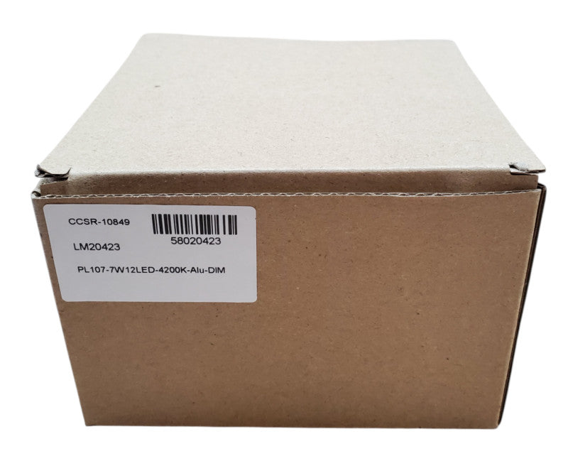 Decodel PL107-7W12LED-4200K-Alu-DIM  LED Light Fixture - New Q