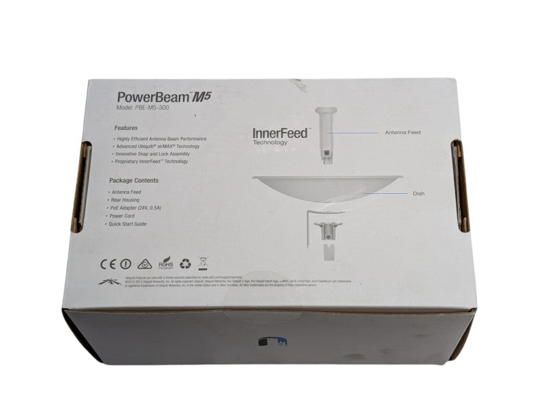 Ubiquiti Networks Powerbeam M5 5 Ghz AirMAX Antenna Feed For PBE-M5-300  Q-
