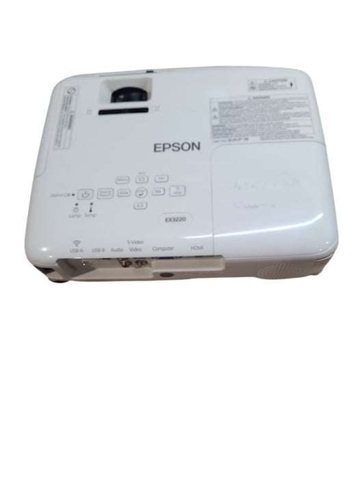 Epson EX3220 H552A 3LCD HDMI Projector 3,000 Lumens | Lamp Hours 1318