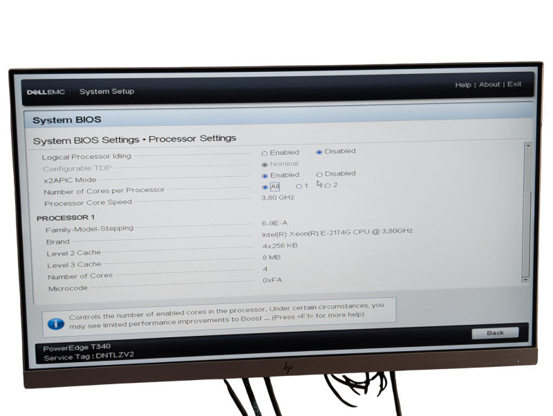 DELL PowerEdge T340 Intel Xeon E-2174G 48GB RAM Loaded  -