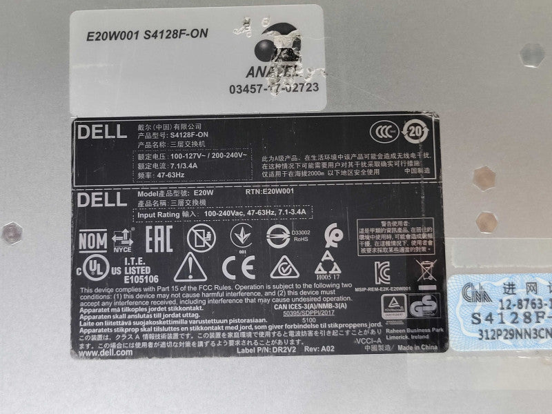 Dell S4128F-ON 28 Port 10Gb SFP+, 2x 100Gb QSFP28 Layer 3 Switch, READ _