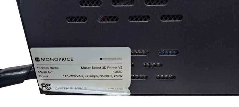 Monoprice Maker Select V2 3D Printer| READ