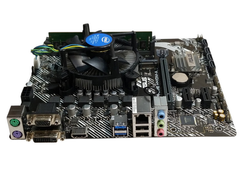 Asus MotherBoard H410M-A with Intel i5-10400 CPU 2.90GHz, 8GB RAM - NO HDD