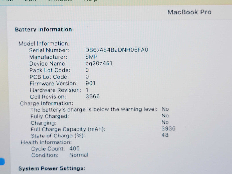 Apple Macbook Pro 2017 2-Core i5-7360U @ 2.3GHz 8GB DDR3 120GB SSD (