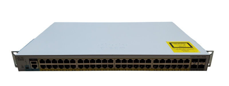 Cisco WS-C2960L-48PS-LL V01 48-Port Gigabit PoE Network Switch