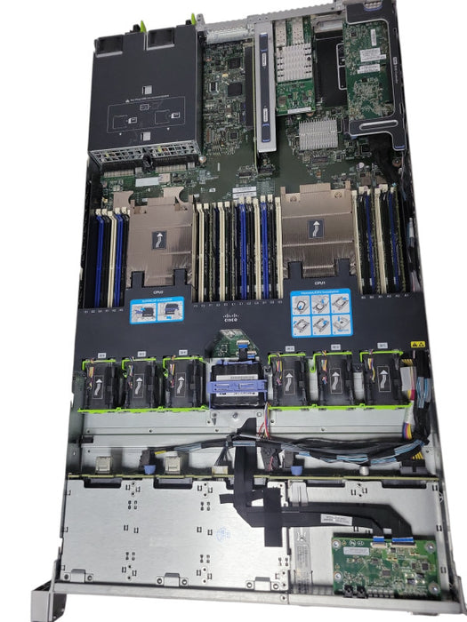 Cisco C220 M4 1U Server 2x Xeon E5-2680v4 64GB DDR4 2x PSU 8x 2.5" _