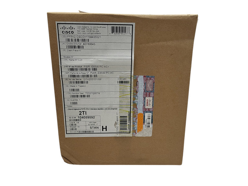 New Cisco Power Module for POE Solution Power Adapter PWR-IE65W-PC-AC Q$