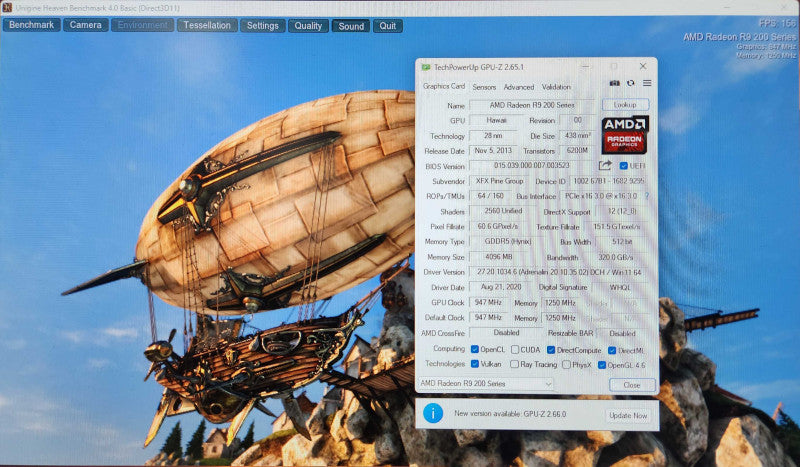 XFX AMD DD Radeon R9 290 4GB GDDR5 GPU