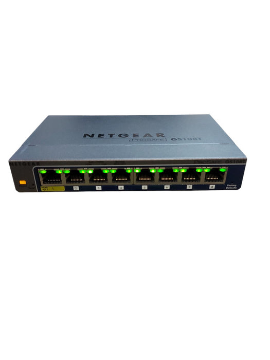 NETGEAR GS108TV2 8-Port Gigabit Ethernet Smart Switch with 1 PD Port