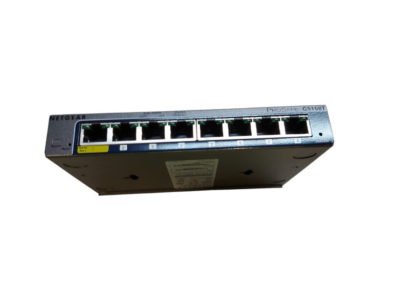NETGEAR GS108TV2 8-Port Gigabit Ethernet Smart Switch with 1 PD Port