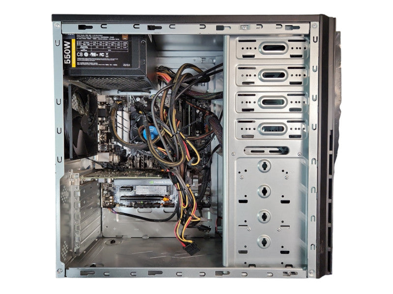 Custom PC, ASUS H270M-PLUS, i7-7700 3.600GHz, 16GB DDR4, 256GB NVMe, K2200