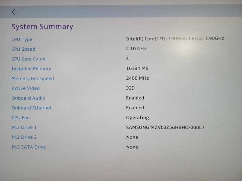 Lenovo ThinkCentre M90n-1 Core i7-8665U 16GB DDR4 256GB M.2 w/ Power adpter !