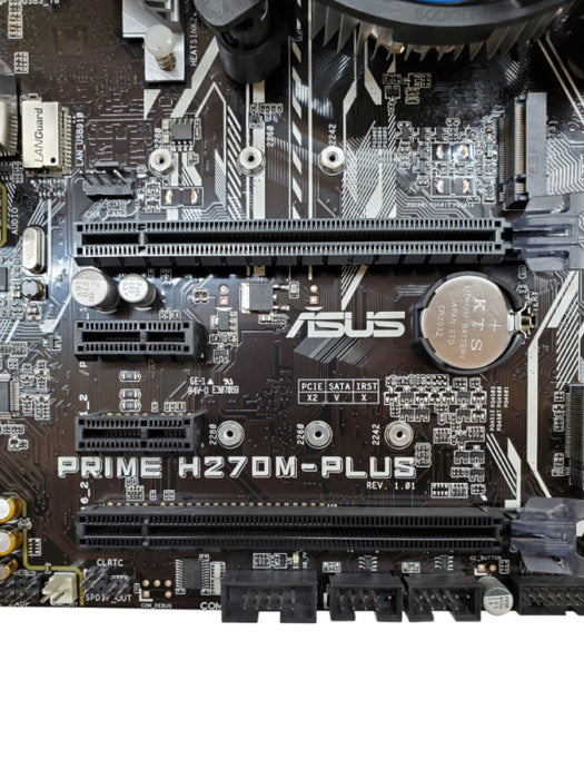 Prime H270M-Plus Motherboard LGA1151 w/ I/O Shield & Cooler - No CPU/RAM