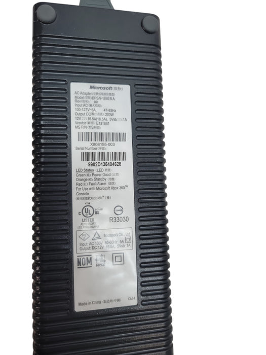 Microsoft DPSN-186EB-1 A AC/DC Power Supply Adapter 203 W for Xbox 360 Cons %