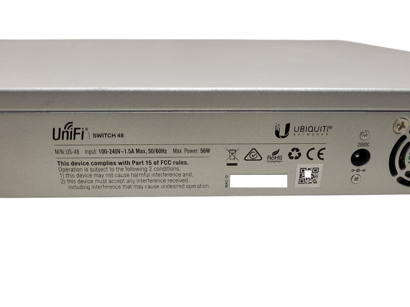 Ubiquiti Unifi Switch 48 Port Gigabit Ethernet 2x 10 Gig SFP+ US-48-G1 $