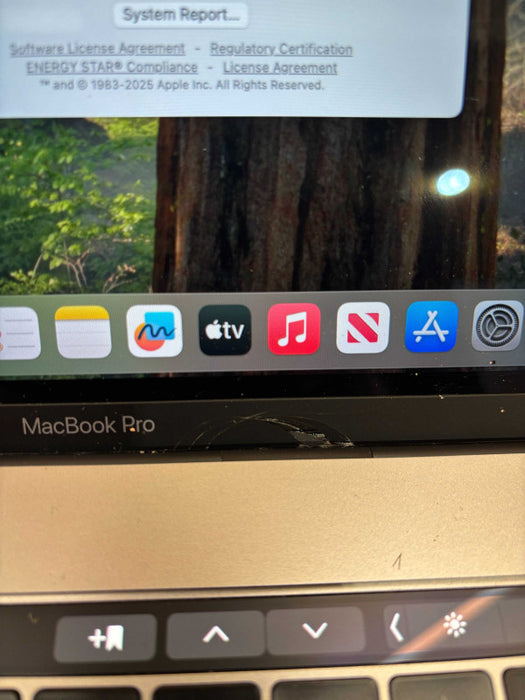Apple MacBook Pro 15 2018 i7-8750H Radeon Pro X555 GPU 16GB RAM 256SSD READ
