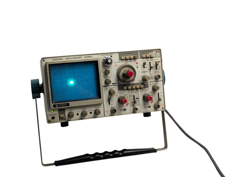 KIKUSUI COS 5060 60 MHz Oscilloscope Untested Powers On -