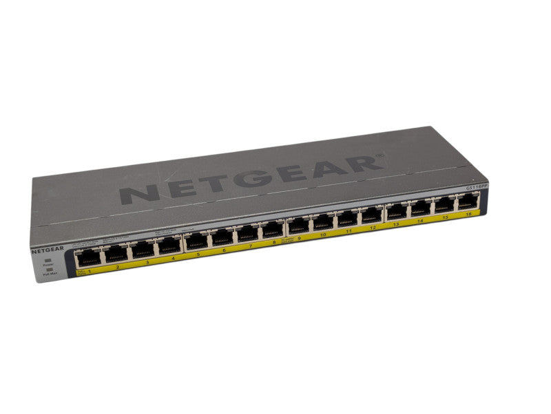 NETGEAR GS116PP 16 Port Gigabit PoE+ Unmanaged Switch  -