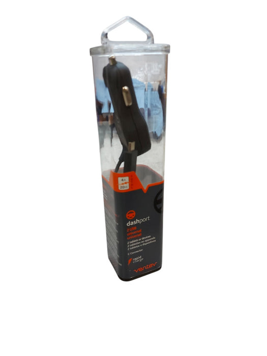 Ventev DashPort, 2 USB, USB-A & USB-C Car Charger Rapid Charge