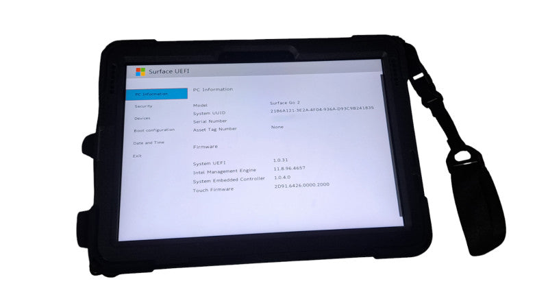 Microsoft Surface Go 2 1926 Intel m3 8100Y CPU|4GB RAM|64GB SSD