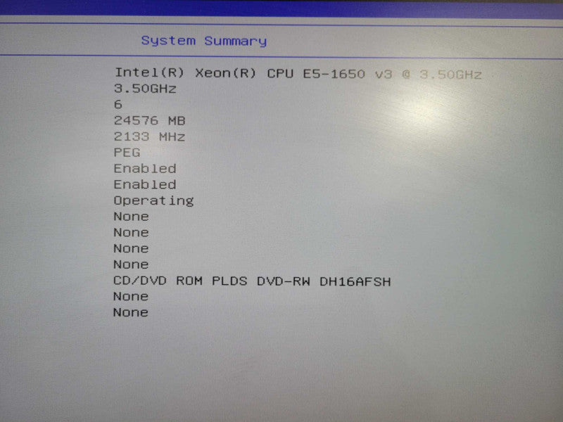 Lenovo ThinkStation P500 - Xeon E5-1650 v3 @ 3.5GHz, 24GB DDR4 Quadro K2200 !