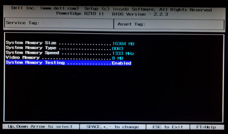 Dell PowerEdge R210 II 1x Xeon E3-1220 v2 16GB DDR3 SAS2008 - No HDD