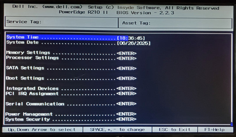 Dell PowerEdge R210 II 1x Xeon E3-1220 v2 16GB DDR3 SAS2008 - No HDD