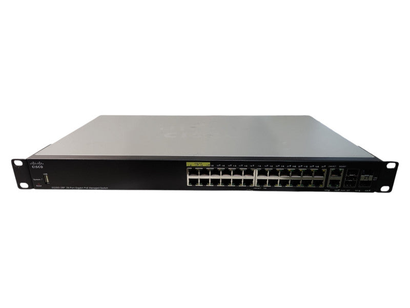 Cisco SG350-28P-K9 V03 | 28-Port Gigabit PoE Managed Switch | 4x SFP