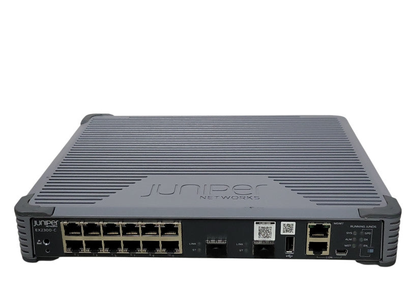 Juniper EX2300-C-12T 12 Port Compact Fanless Gigabit Switch 124W PoE+  _