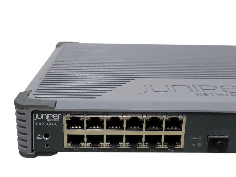 Juniper EX2300-C-12T 12 Port Compact Fanless Gigabit Switch 124W PoE+  _