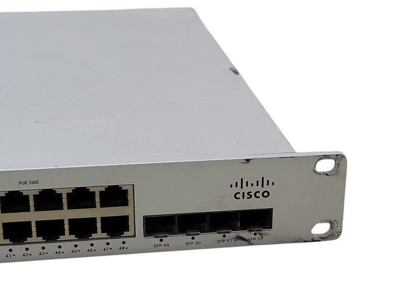 Cisco Meraki MS220-48FP-HW Cloud-Managed 48-Port PoE Gig Switch UNCLAIMED Q_