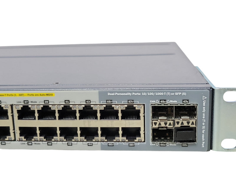 HP J9729A 2920-48G PoE+ 48-Port Gig Switch w/ Stacking mod Rack Ears  _