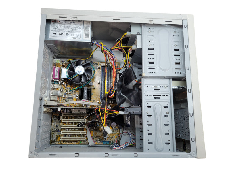 Intel Pentium 4 530 w/HT ASUS P5P800 1GB DDR 80GB HDD ATI 9600 PRO 450W PSU %