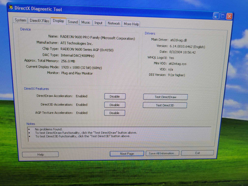 Intel Pentium 4 530 w/HT ASUS P5P800 1GB DDR 80GB HDD ATI 9600 PRO 450W PSU %