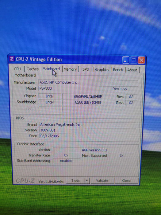 Intel Pentium 4 530 w/HT ASUS P5P800 1GB DDR 80GB HDD ATI 9600 PRO 450W PSU %