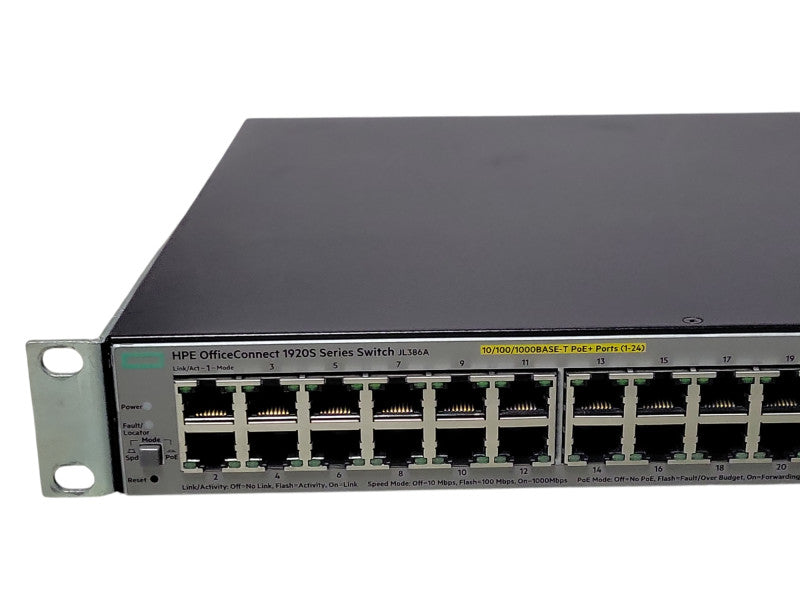 HP OfficeConnect Switch 1920S 48G 4SFP PPoE+ (370W) JL386A _