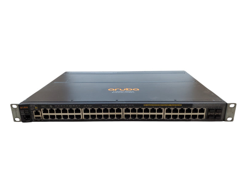 HP Aruba 2920-48G PoE+ 48-Port Gigabit Switch J9729A w/ Stacking Module
