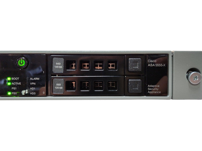 CISCO ASA5555-X-K9 8 Port GigE Security Appliance w/ 2x 160GB SSD