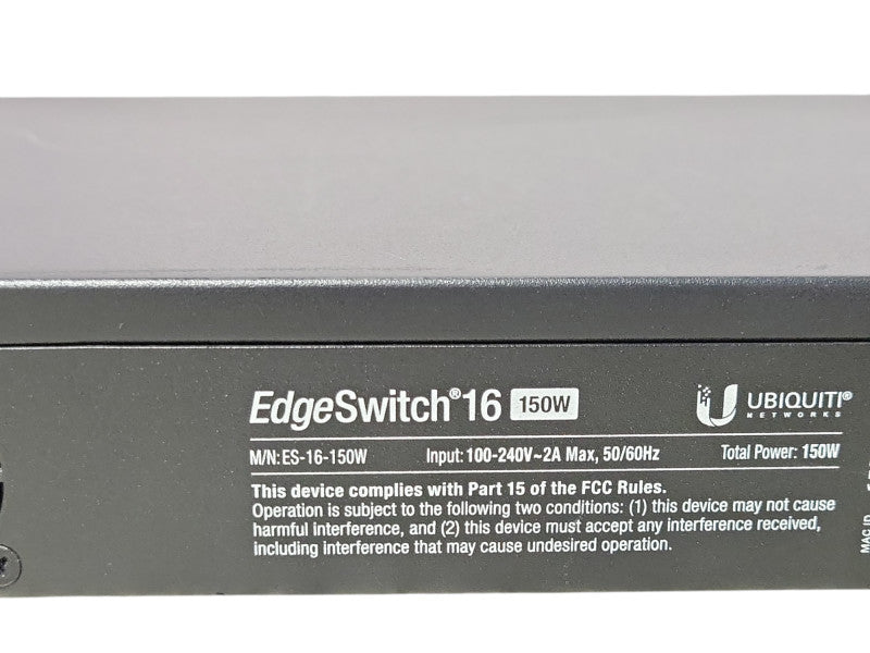 Ubiquiti Networks Edge Switch 16 ES-16-150W Poe Switch  _
