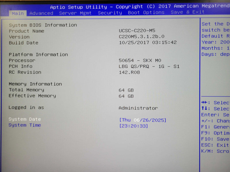 Cisco UCS C220 M5 2x Xeon Gold 5115 2.40GHz 64GB DDR4, 2x PSU, READ _