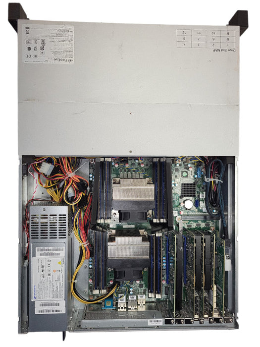 FireEye HPC-8212  2U Storage 2x E5-2620 v4 @ 2.1GHz 64GB DDR4 MegaRAID READ $