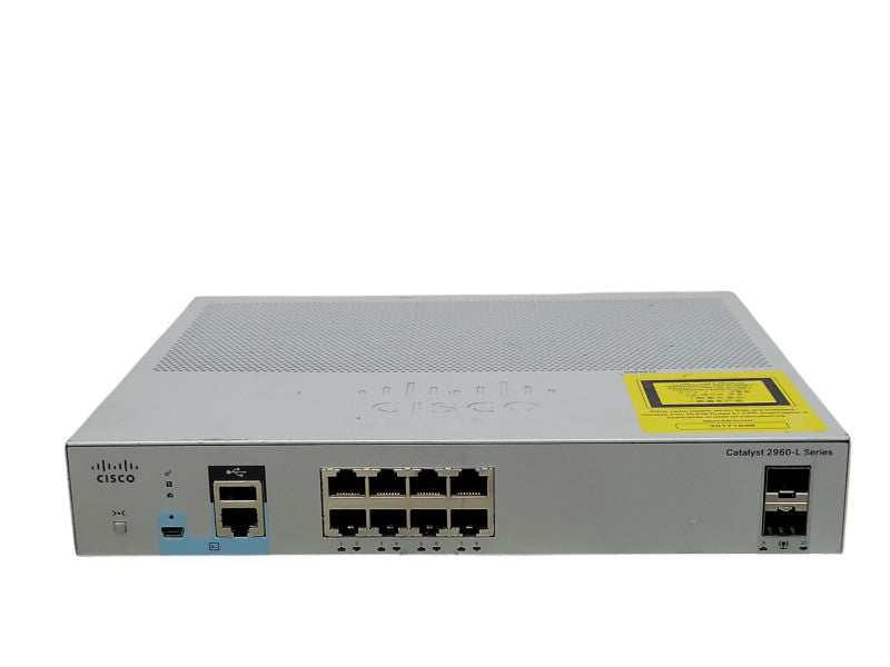 CISCO WS-C2960L-8TS-LL 8 Port GigE 10/100/1000 Managed Switch _