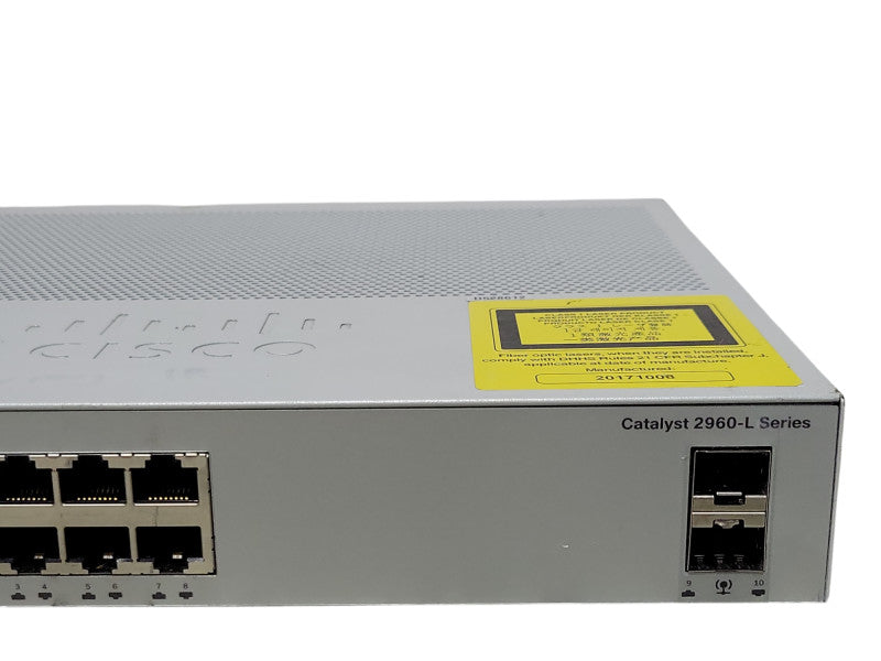 CISCO WS-C2960L-8TS-LL 8 Port GigE 10/100/1000 Managed Switch _