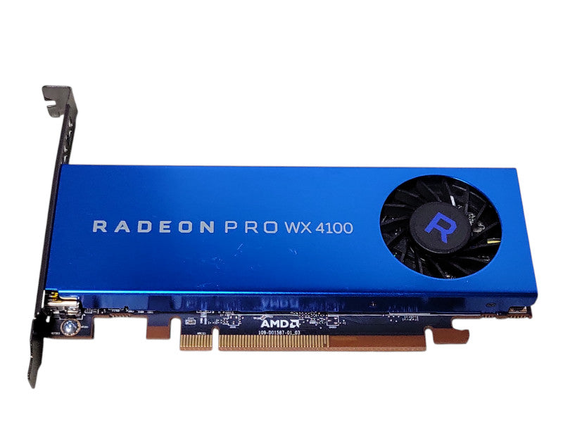 AMD Radeon Pro WX4100 4GB GDDR5 Graphics/Video Card, 4x Mini DP, FH Bracket _